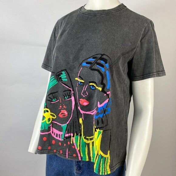 ZARA PRINTED WASHED EFFECT SHIRT - Picture 3 of 6